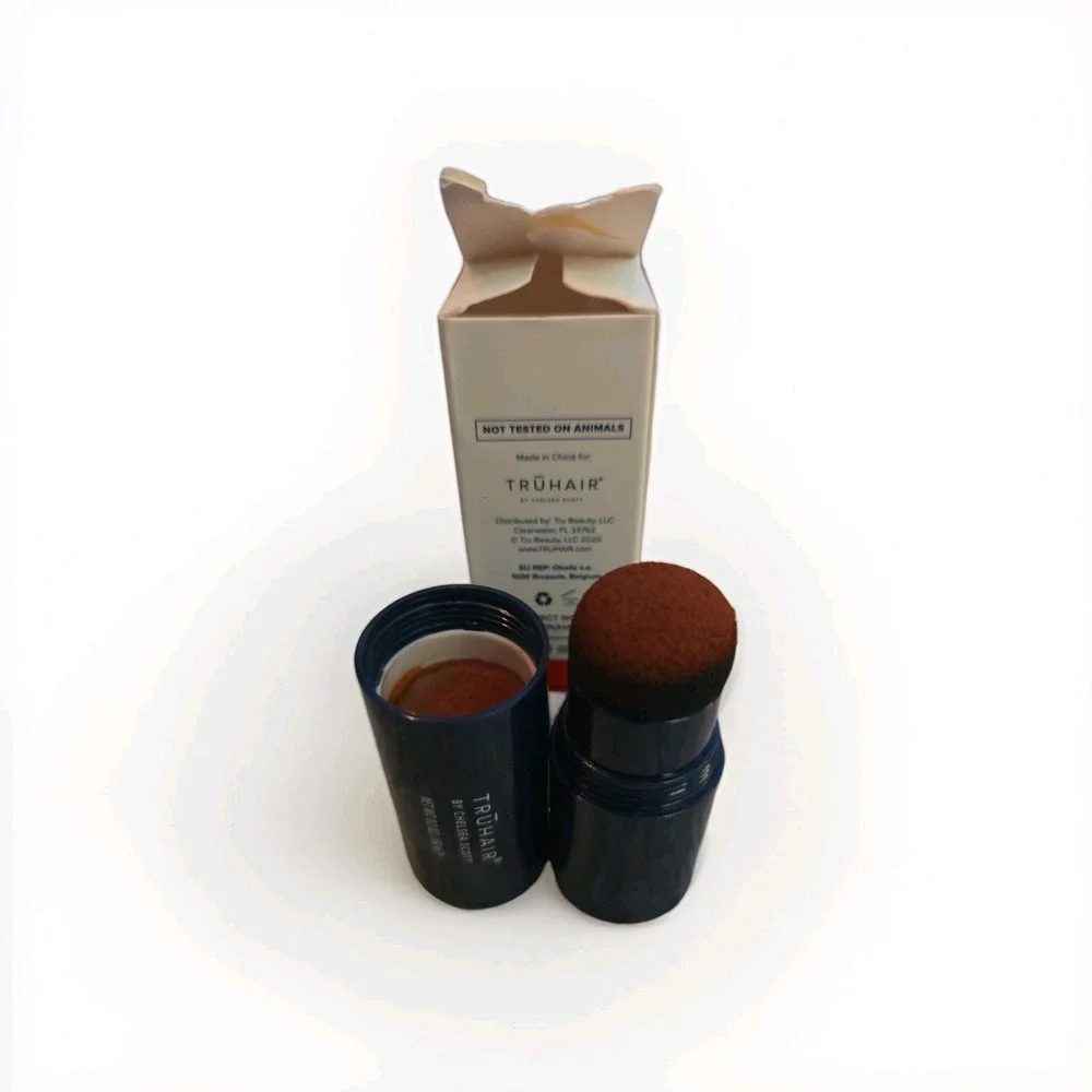 TRUHAIR Color & Conceal Red Hair Cream To Powder Hair Concealer 0.6oz Waterproof